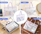 Qozary 5 Pcs Sew Project Bags for Quilting-A3 Sewing Craft Organizer Storage - Image 6