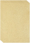 PATIKIL Light Gold Shiny EVA Glitter Foam Sheet 11.8 x 7.9 Inch 2mm Thick by PATIKIL