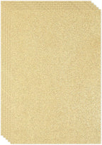 PATIKIL Light Gold Shiny EVA Glitter Foam Sheet 11.8 x 7.9 Inch 2mm Thick by PATIKIL