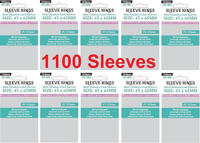 Sleeve Kings Mini Chimera Card Sleeves 43 X 65 mm by SleeveKings