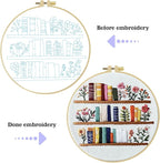 JOZYSH 8'' Flowers Embroidery Kit - Image 4