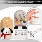 Gkeygo 10 Pack a Set Metal Lobster Claw Clasps and Key Rings, Key Chain - Image 7