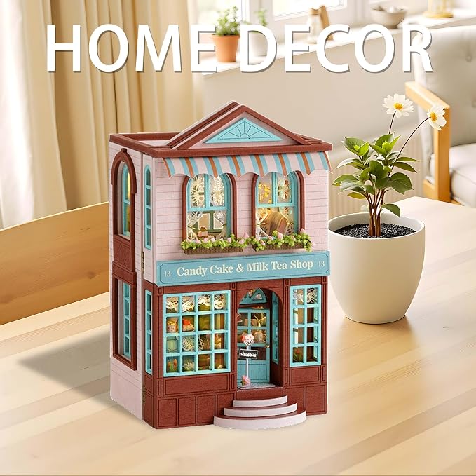 Flever Dollhouse Miniature DIY House Kit Creative Room - Image 8