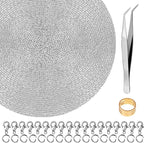 50 Feet Stainless Steel Chains for Jewelry Making, Anezus Jewelry Chain Bulk by anezus