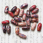 300pcs Mixed Painted Barrel Wood Spacer Beads, BetterJonny 15 * 7mm Oval - Image 5