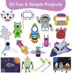Craftikit® 20 Space Arts & Crafts - Image 4