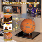 Basketball Display Case, Assemble Soccer Ball Showcase, Sports Memorabilia - Image 4
