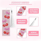 8 Pcs Bow Diamond Art Bookmarks Kit - Image 4