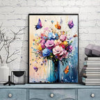 5DDIYART Butterfly Flower Paint by Numbers - Image 4
