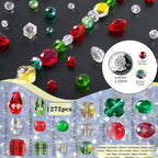 Christmas Glass Beads for Jewelry Making - Image 2