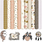 Tintnut Boho Geometry Permanent Vinyl 10 Sheets 12x10in Adhesive Vinyl | Line by Tintnut