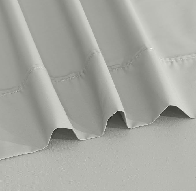 RUVANTI 100% Cotton Sheets – King Size Percale Bedding, Cooling & Breathable - Image 4
