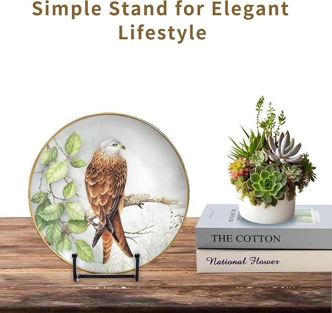 18 pcs 4.5in Plate Stands for Display, Metal Plate Holders Display Stands Can - Image 8