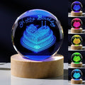 3D Birthday Gifts for Women Crystals Ball 60mm by Unknown