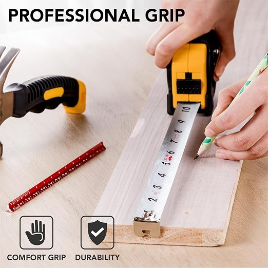 Mr. Pen- Retractable Tape Measure 25 ft, Easy Read | Steel Retractable - Image 4
