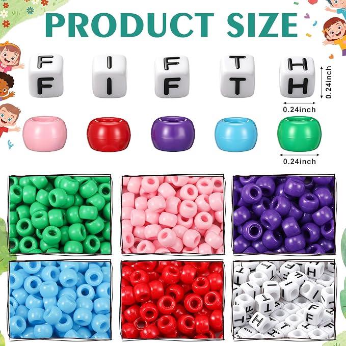 Tondiamo 24 Sets 5th Grade Back to School Gifts Friendship Bracelet Making Kit - Image 3
