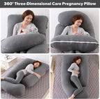U-Shaped Full Body Pregnancy Pillow - Image 5