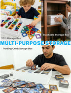 4-PACK 5 Row Trading Card Storage Box - Image 7