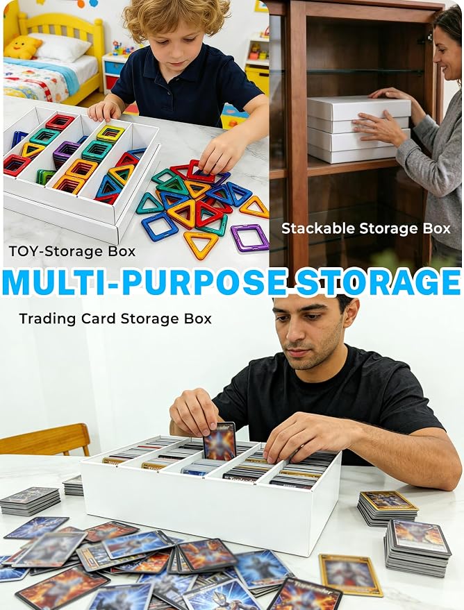6-PACK 5 Row Trading Card Storage Box - Image 7