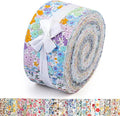 45PCS Fabric Jelly Rolls, Jelly Roll Fabric Strips by Ftyiwu
