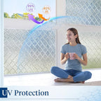 Haton Window Privacy Film Decorative Frosted Glass Window Film, Sun Blocking - Image 7