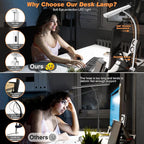 Airlonv LED Desk Lamp with Clamp, Dimmable Task Light - Image 4