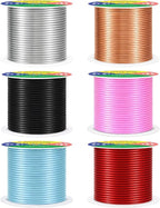 Mandala Crafts 14 GA Red Copper Black Assorted Anodized Aluminum Craft Wire | - Image 2
