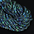 4mm 90pcs Phoenix Lapis Lazuli Tiny Gemstone Beads by SongXi