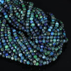 4mm 90pcs Phoenix Lapis Lazuli Tiny Gemstone Beads by SongXi