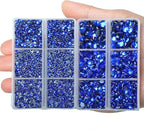 10000Pcs 2-Boxes Mixed Size Hot Fix Round Crystals Gems Glass Stones Hotfix - Image 4