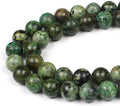 MJDCB Natural African Turquoise Beads Round Loose Stone Beads by MJDCB