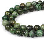 MJDCB Natural African Turquoise Beads Round Loose Stone Beads by MJDCB