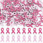 MARFOREVER 120 Pcs Breast Cancer Awareness Charms by MARFOREVER