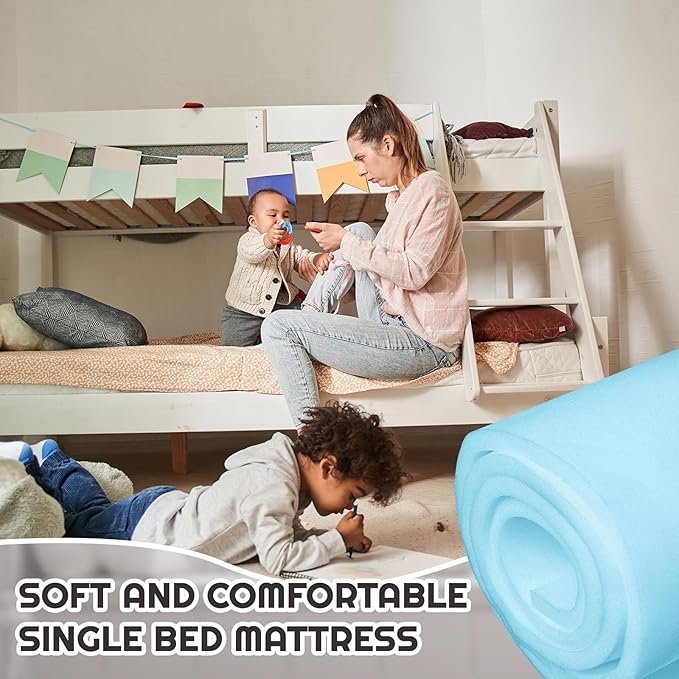 Amylove 1 Pack Polyurethane Foam 1/4" x 24" x 72" High Density Cushion - Image 6