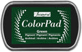 Jacquard ColorPad Archival Pigment Ink Stamp Pads- Green by Jacquard
