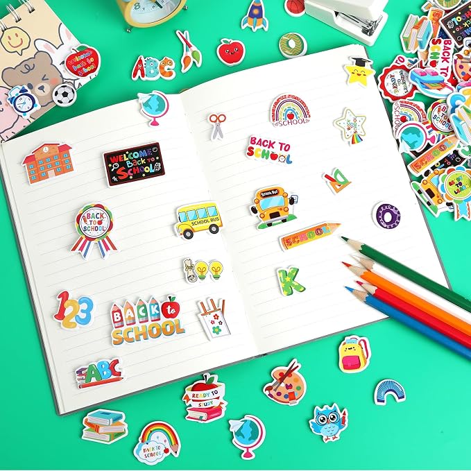 600 Pcs Back to School Foam Stickers Self Adhesive - Image 4