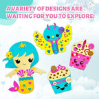 VKPI 4 Pieces EVA Foam Art Crafts Gift Kit, Creative Make Your Own Cupcakes - Image 6