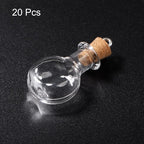 HARFINGTON 20pcs Mini Glass Bottles - Image 3