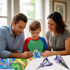Xuoent Paper Airplane Kit, Kids Origami Kit, World Classic Paper Planes - Image 3