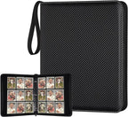 GERMUN 9 Pocket Trading Card Binder, 720 Cards, 40 Top-Loading Pages, Double by GERMUN