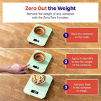 Etekcity Food Kitchen Scale, Digital Grams and Ounces, Large | Tare function - Image 4