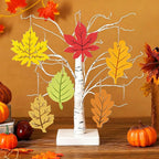 36PCS Wooden Fall Ornaments to Paint Thanksgiving Decorations, 6 Styles DIY - Image 5