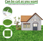 12 Pcs 6 X 6 Inch Fake Grass Decor - Image 5