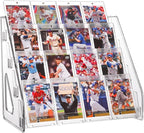 CELSOL Elevated 4 Tier Clear Acrylic Card Display Stand by Unknown