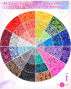 Mio Angle Friendship Bracelet Making Kit 3 Box 48 Colors Clay Beads Heishi - Image 2