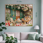 Garden Retreat Puzzles for Adults 1000 Pieces, Challenging Jigsaw Puzzles for - Image 5
