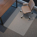 Kuyal Office Chair Mat for Carpet, 46x55 Clear Heavy Duty Computer Chair Mat, Under Desk Protector Carpeted Floors Mat, Easy Chair Movement,Ship Flat