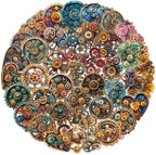 50 Pcs Mechanical Gears PET Aesthetic Stickers by Unknown