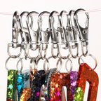 LEOBRO 240PCS Lobster Claw Clasps and Key Rings, Keychain Making Kit, - Image 8