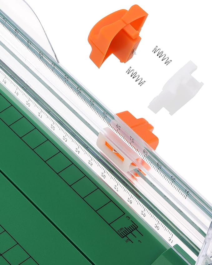 Firbon Green A4 Paper Cutter 12 Inch Titanium Straight Paper Trimmer - Image 3